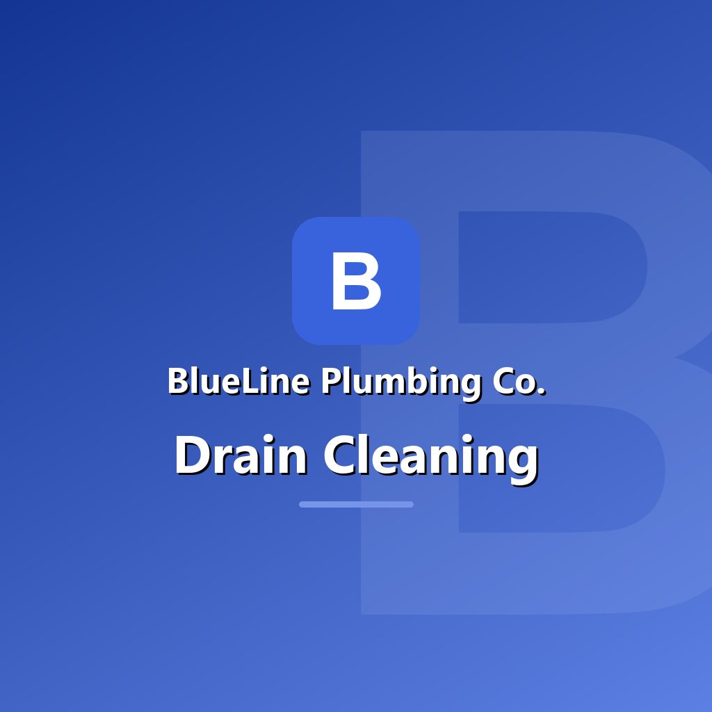 Drain cleaning service in progress